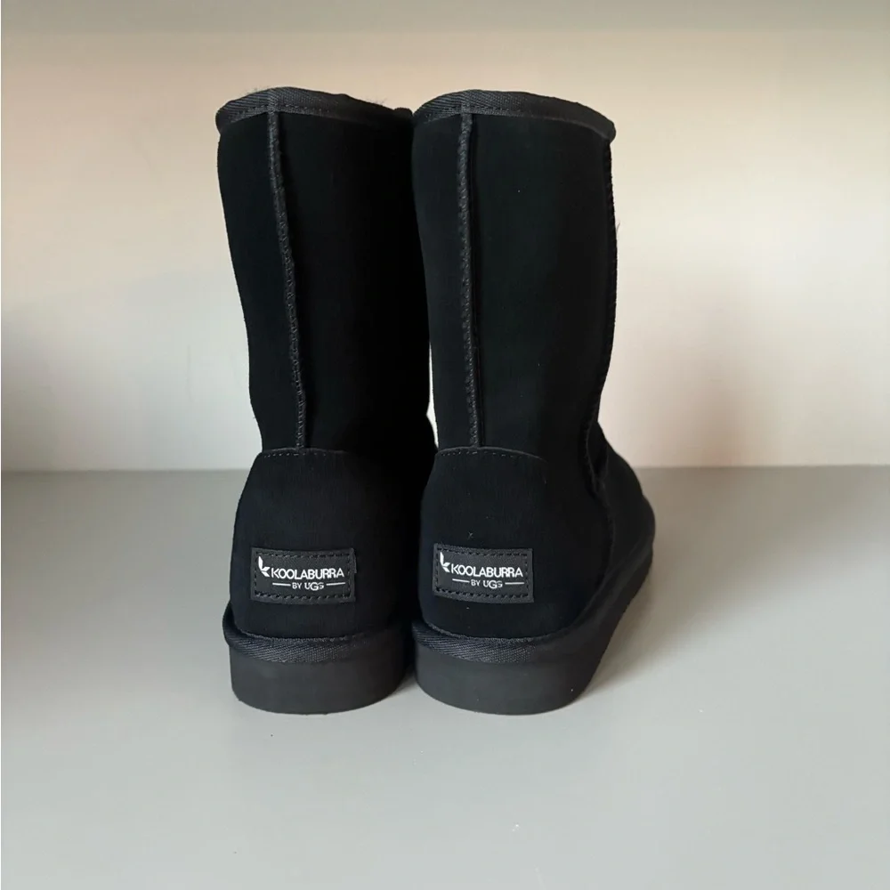 Koolaburra Black Koola Short Winter Boots Size 8 NEW